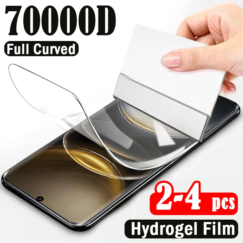 Vivo X200 - 2-4Pcs Full Curved Hydrogel Film for