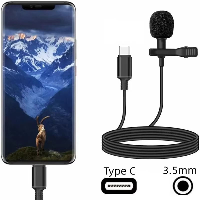 Mini Electronics Gadgets - 1-5pcs Portable USB Mini Lavalier Microphone