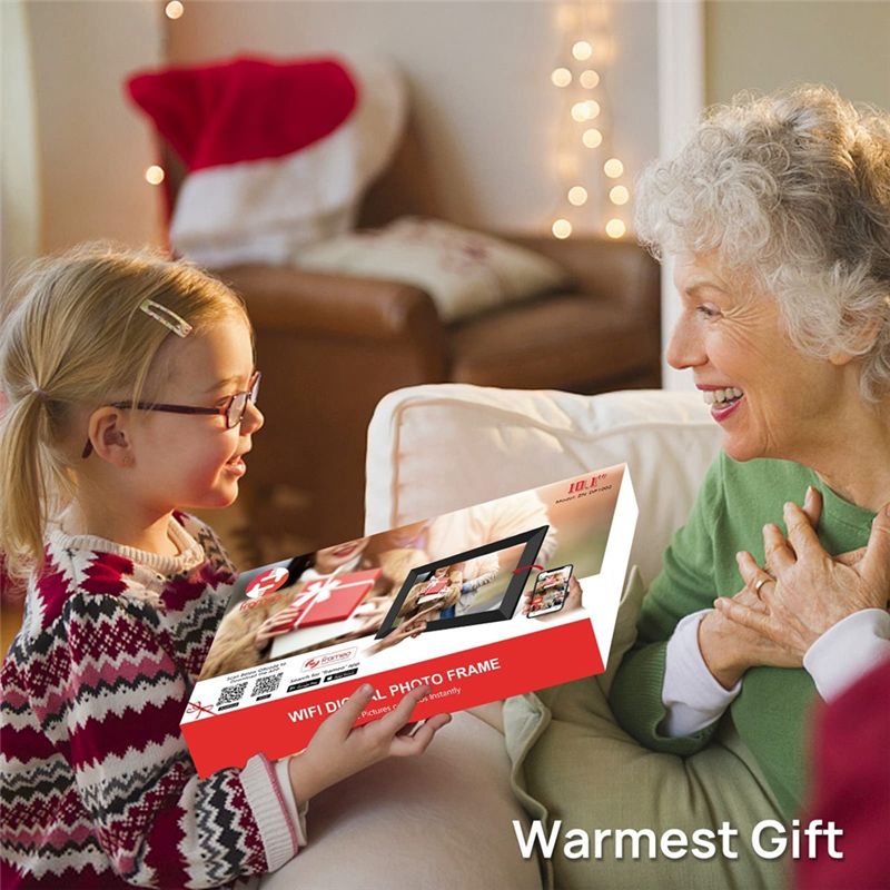 Digital Photo Frame Wifi - A77K 10.1 Inch Smart WiFi Digital