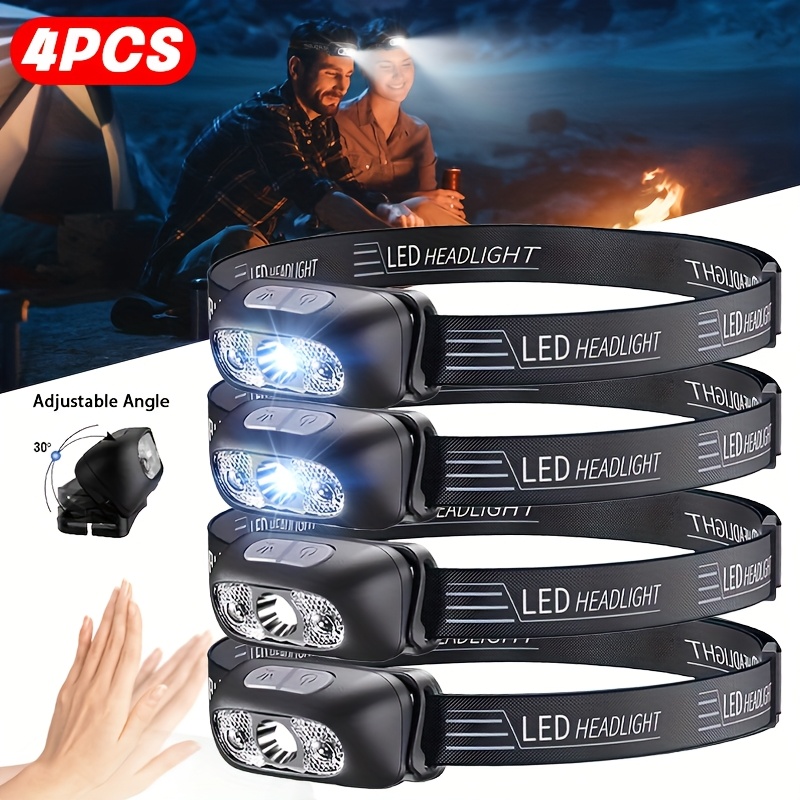 Mini Electronics Gadgets - Powerful Sensor Adjustable Led Head Flashlight