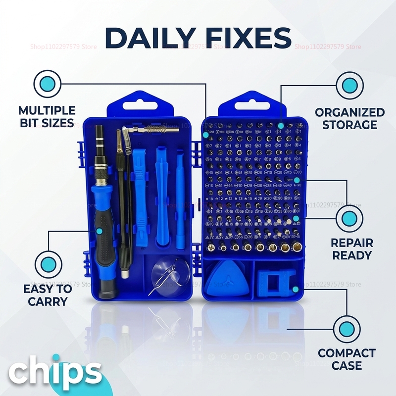 115 in 1 Multifunctional Screw - огляд і ціна Electronics Home Gadgets