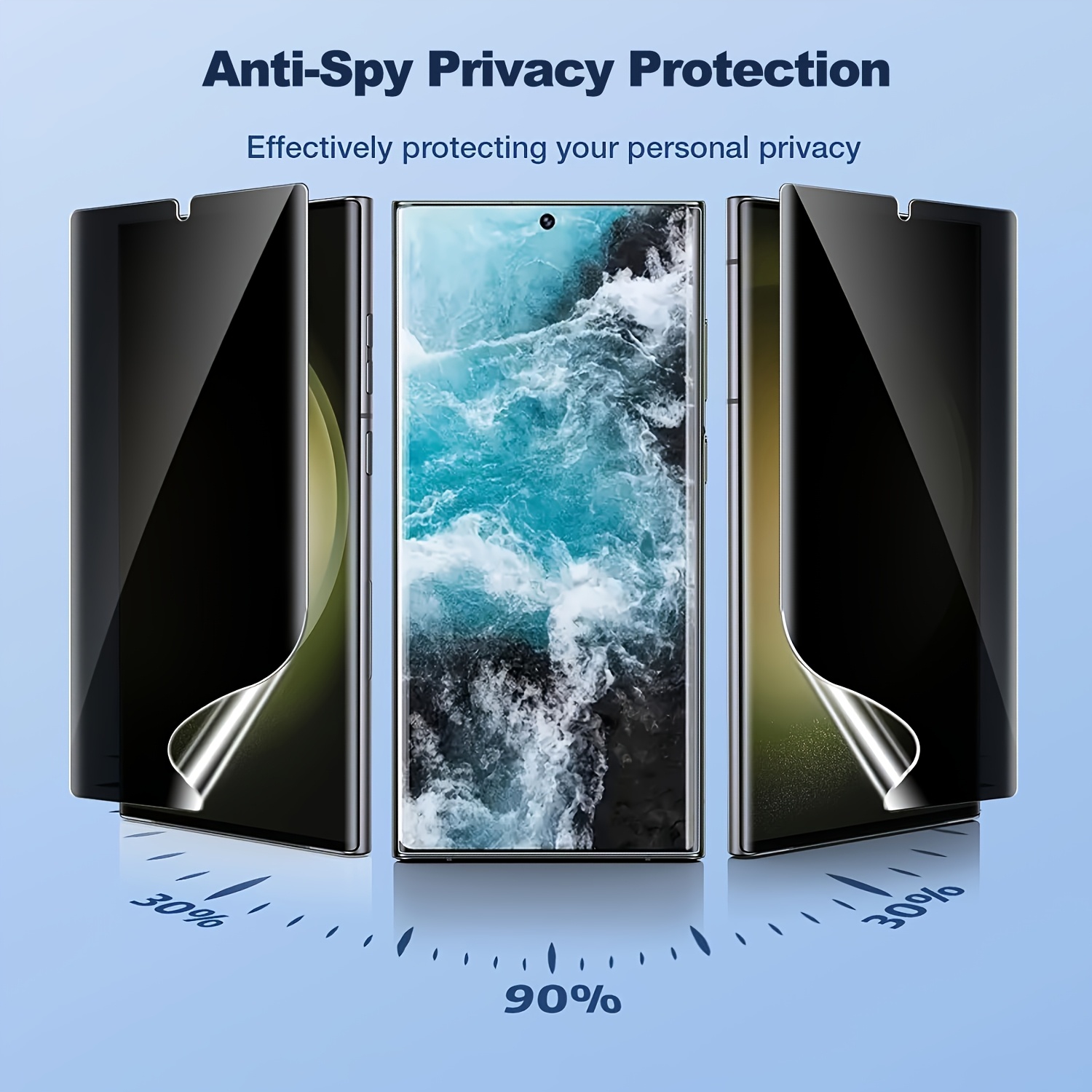 3Pcs Privacy Hydrogel Film For - огляд і ціна Oppo Find X8