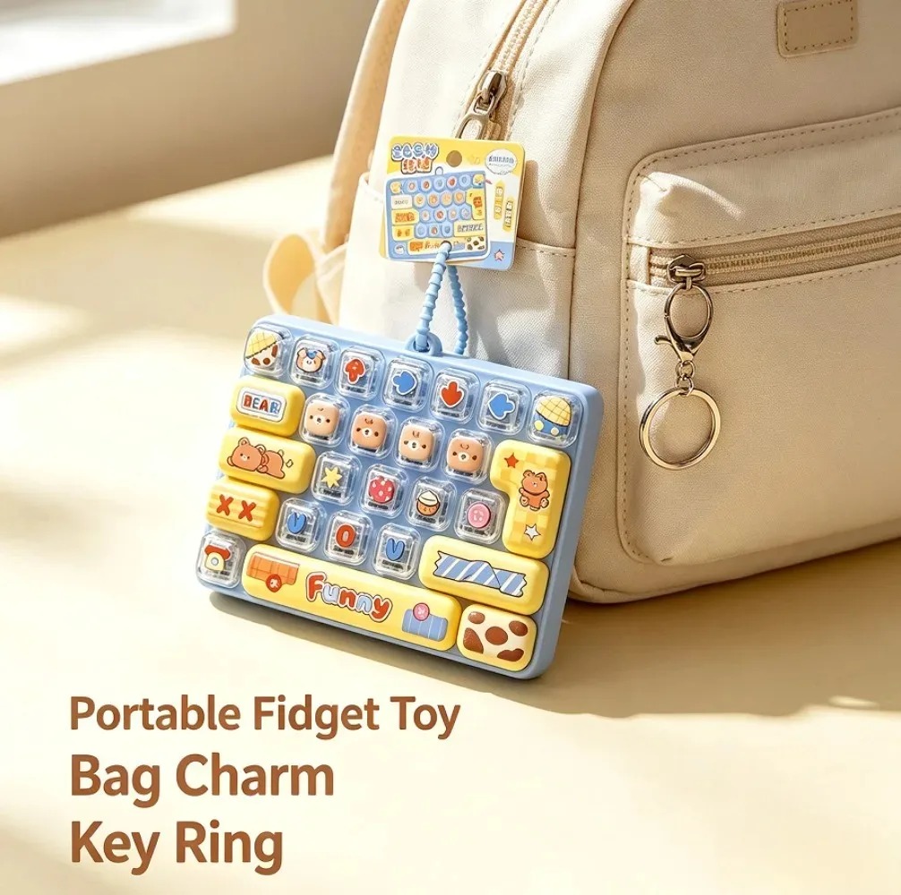 Cute Macaron 26 Keys Fidget Cl - огляд і ціна Electronics Gadgets Bag