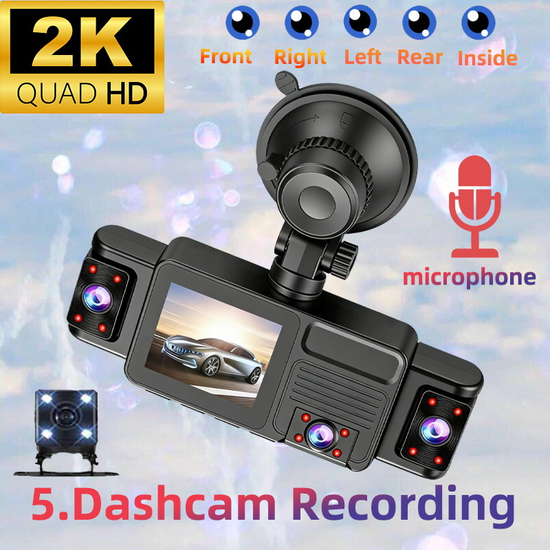 5 Channel 360° Panoramic Car D - огляд і ціна Panoramic Dash Cam 360