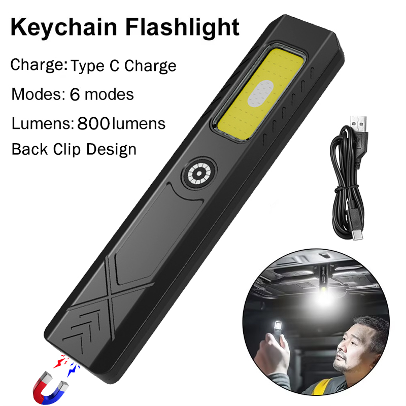 LED Hat Clip Flashlight USB-C  - огляд і ціна Mini Electronics Gadgets