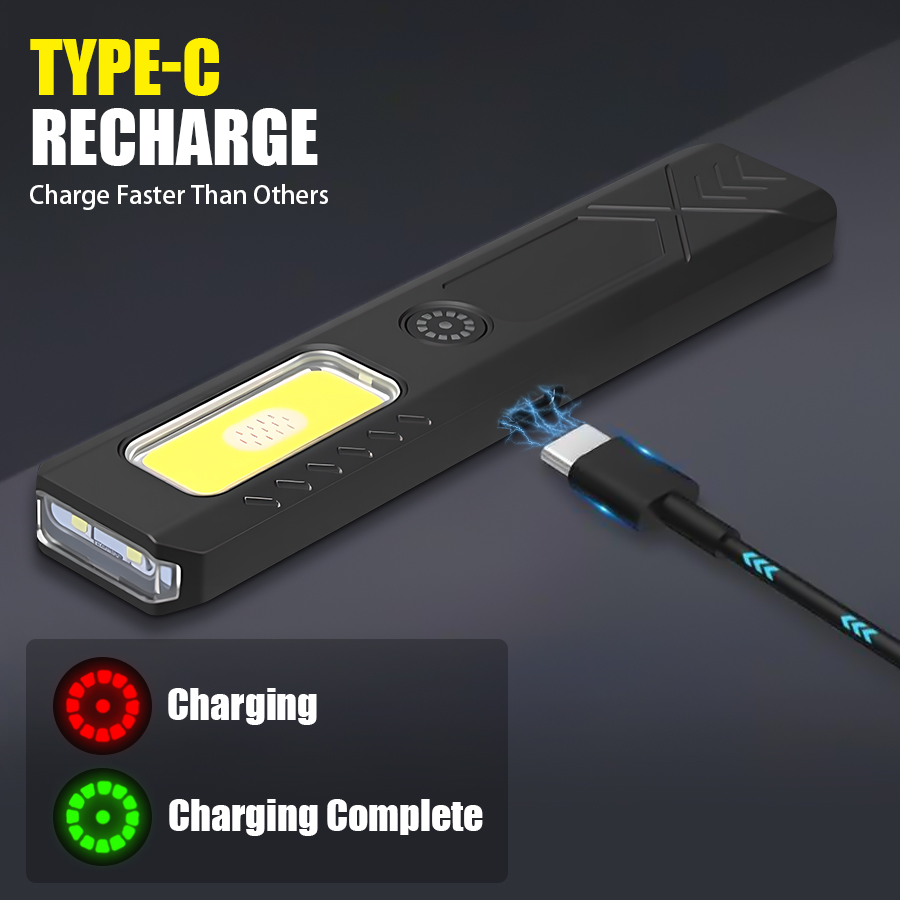 LED Hat Clip Flashlight USB-C  - огляд і ціна Mini Electronics Gadgets