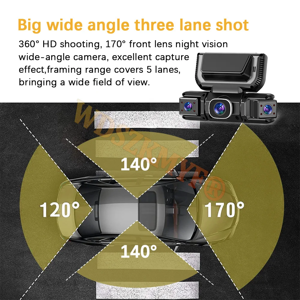 4Channels Car DVR WIFI 1080P V - огляд і ціна Panoramic Dash Cam 360
