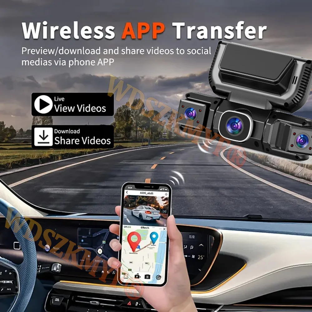 4Channels Car DVR WIFI 1080P V - огляд і ціна Panoramic Dash Cam 360