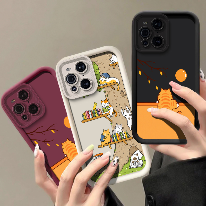 Cartoon Animal Cat Phone Case  - огляд і ціна Oppo Find X8