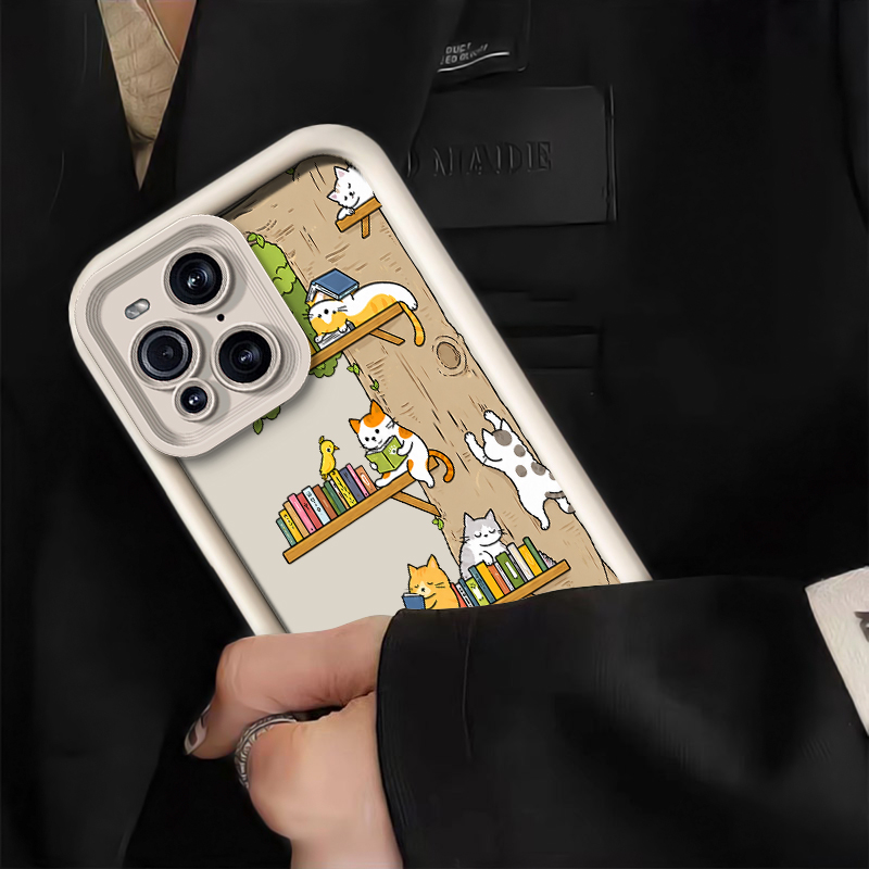 Cartoon Animal Cat Phone Case  - огляд і ціна Oppo Find X8